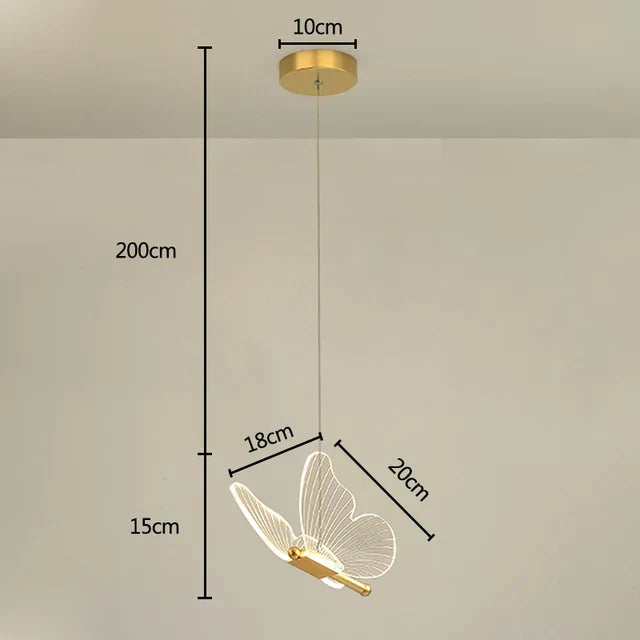 DreamsLight – Magical LED Butterfly Pendant Lamp