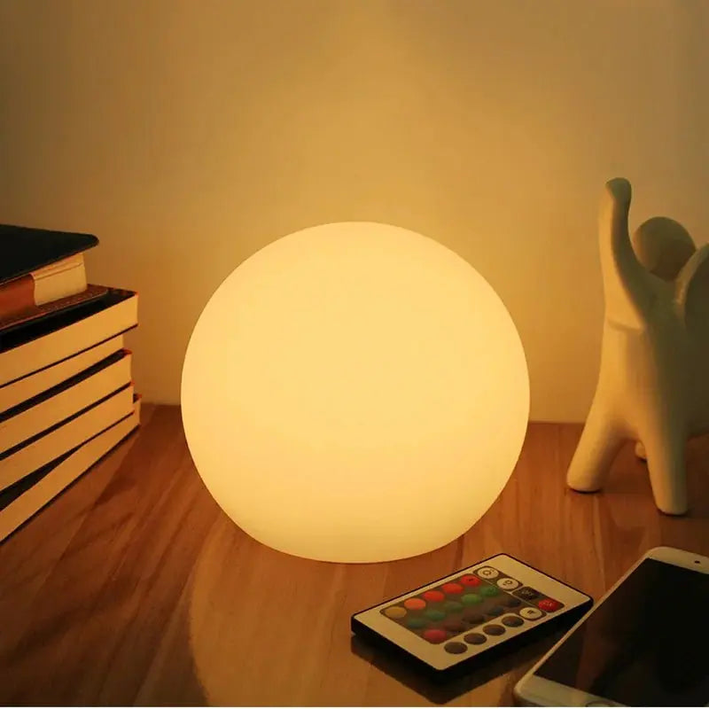Rechargeable LED Globe Lamp with 16 Colors and Remote Control