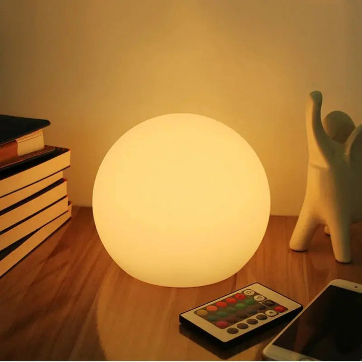 Rechargeable LED Globe Lamp with 16 Colors and Remote Control