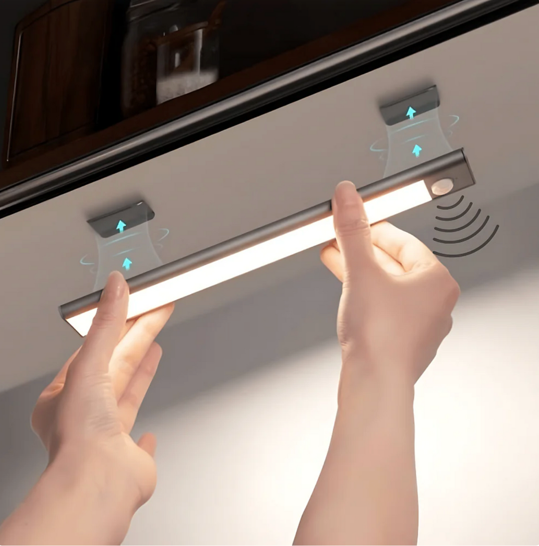 LED Under-Cabinet Light with Motion Sensor, Magnetic, No Drilling