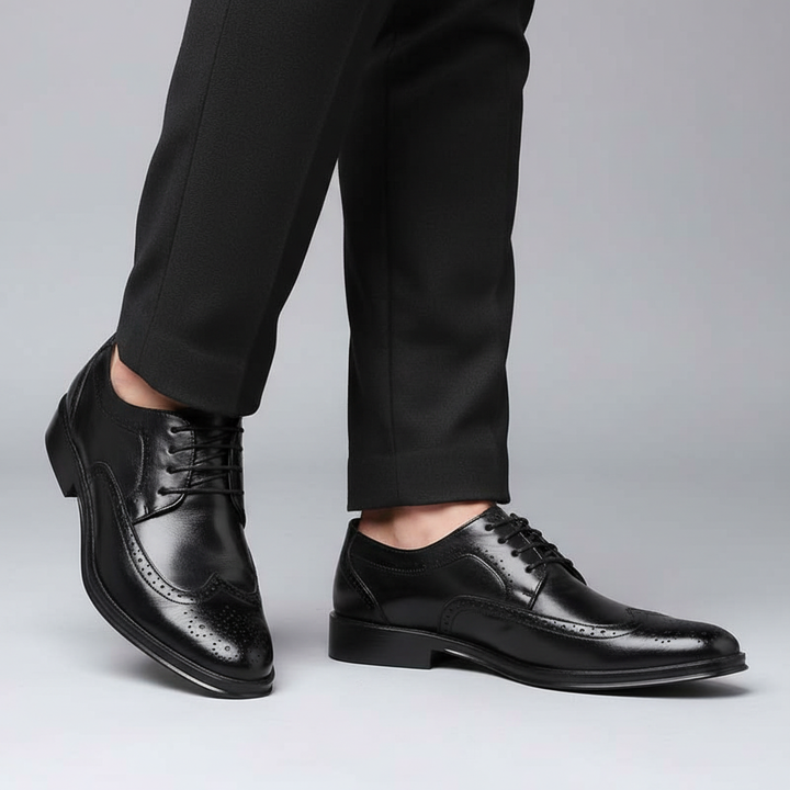 Patent Leather Men's Pointed-Toe Shoe - Owen