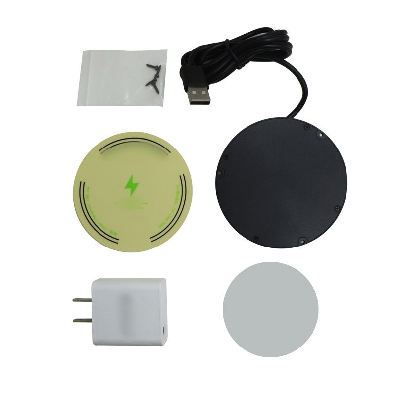 Wireless under-desk charger | Hidden mounting | Charges through wood & stone