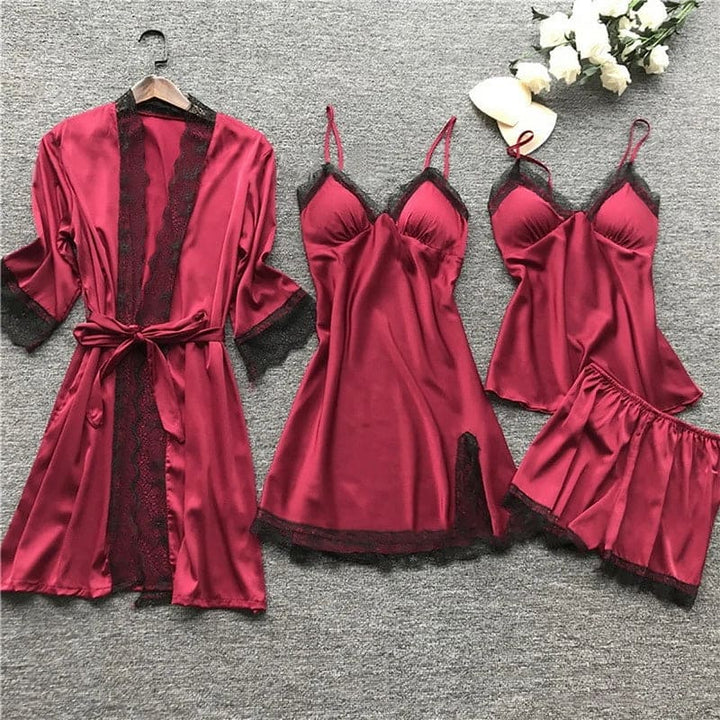 Luxury Satin Pyjama Set - Luna