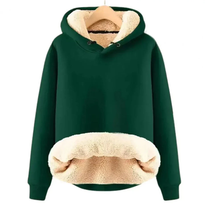 Soft & Warm Women's Hoodie with Cozy Fleece Lining