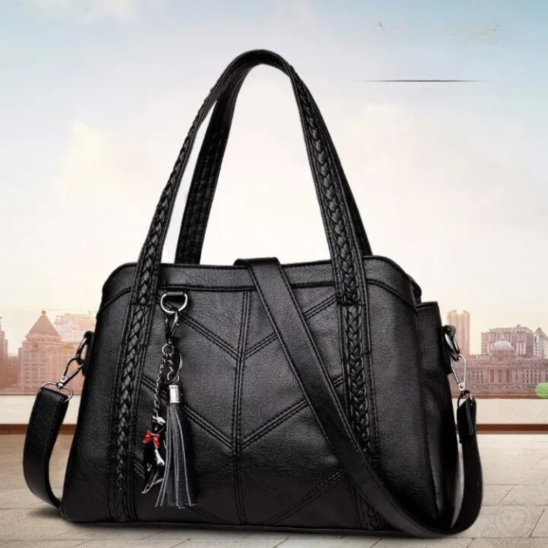 Leather Handbag | Spacious and Well-Organized Tote for Women