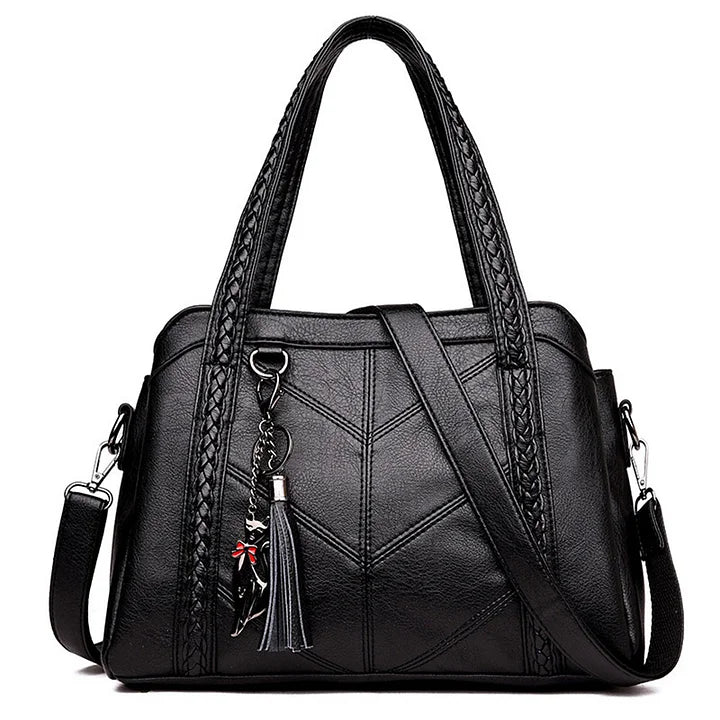 Leather Handbag | Spacious and Well-Organized Tote for Women