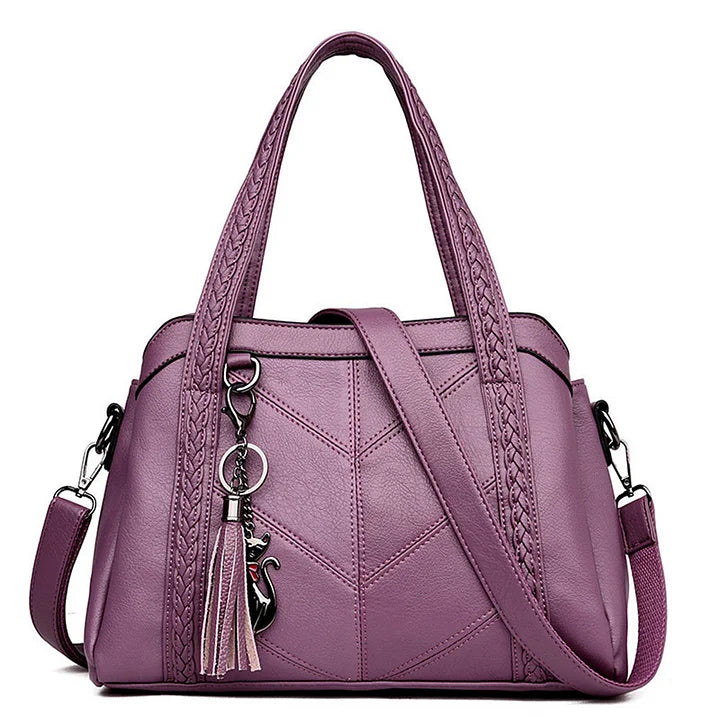 Leather Handbag | Spacious and Well-Organized Tote for Women