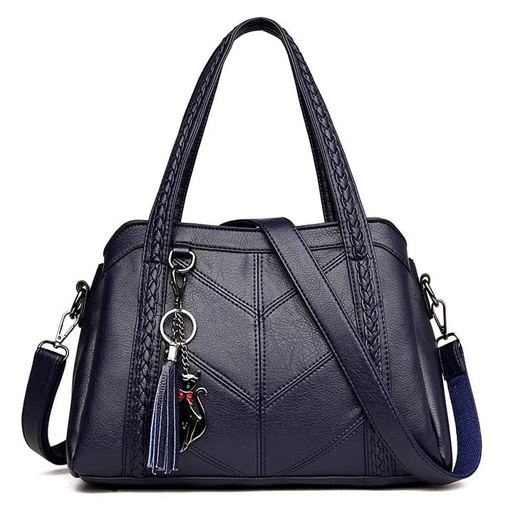 Leather Handbag | Spacious and Well-Organized Tote for Women