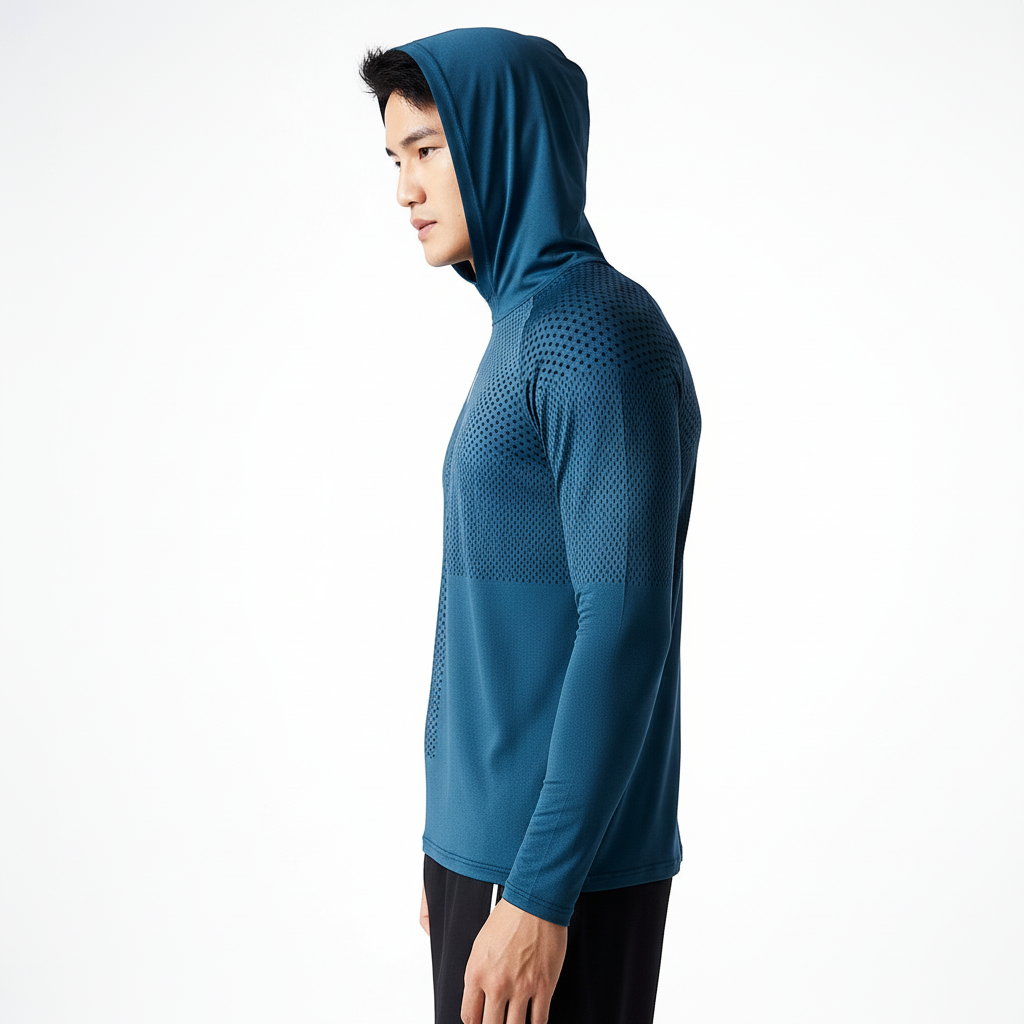 Lightweight performance hooded top - Dylan