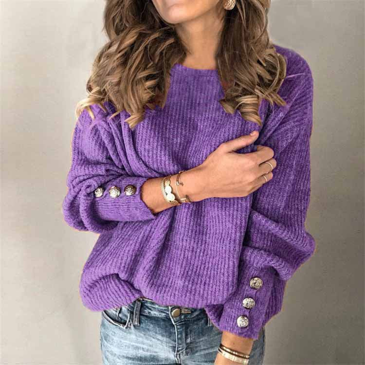 Loose Cut Knitted Jumper - Charlotta