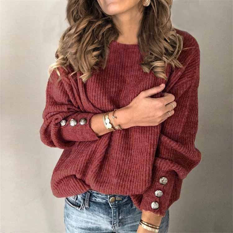 Loose Cut Knitted Jumper - Charlotta