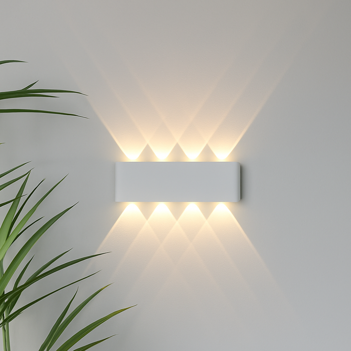 Outdoor LED Wall Light – IP65-rated, weatherproof, hard-wired