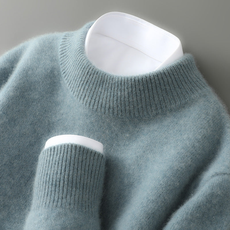 Elegant Women's Cashmere Polo Neck Sweater