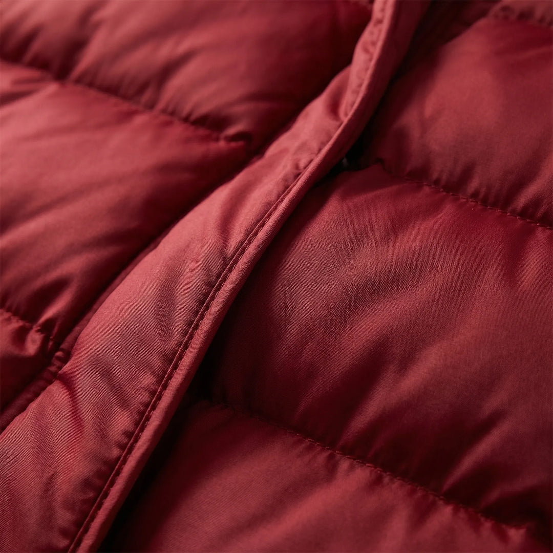 Midi-Length Padded Vest - Hazel
