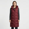 Midi-Length Padded Vest - Hazel