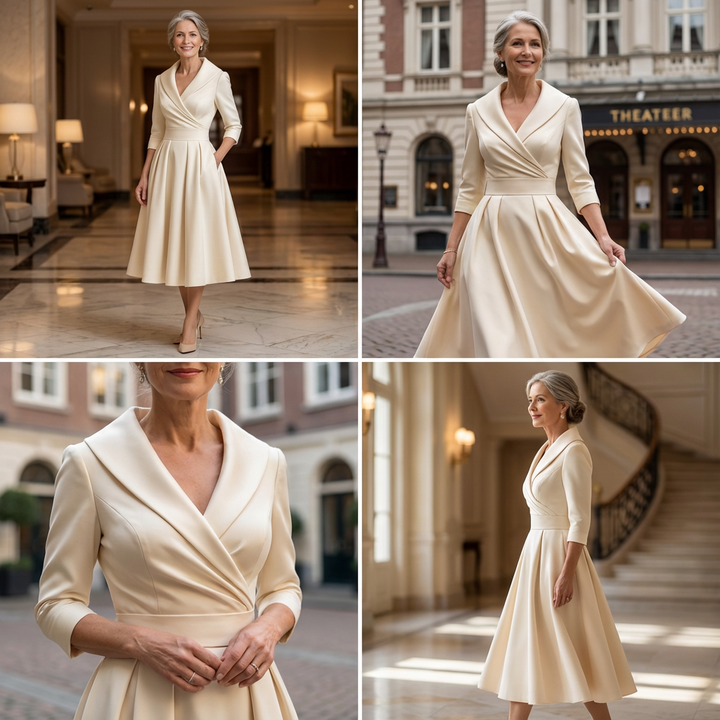 Women's midi dress | Elegant and timeless A-line style