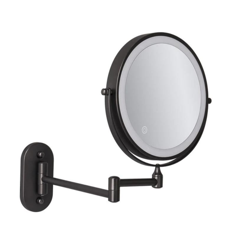 LumiReflect Premium LED Makeup Mirror | Rechargeable Wall-Mounted Magnifying Mirror with Adjustable Lighting