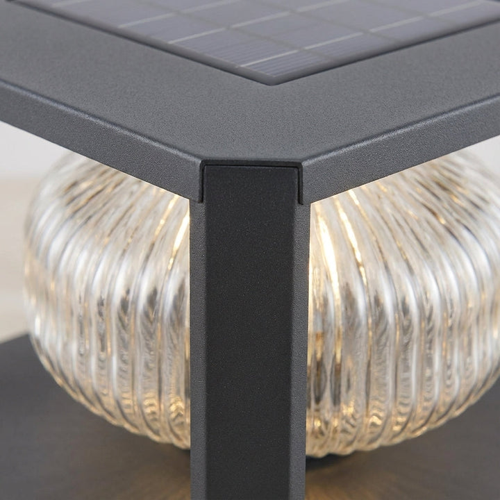 Modern Cube Post Light - Solaraeon