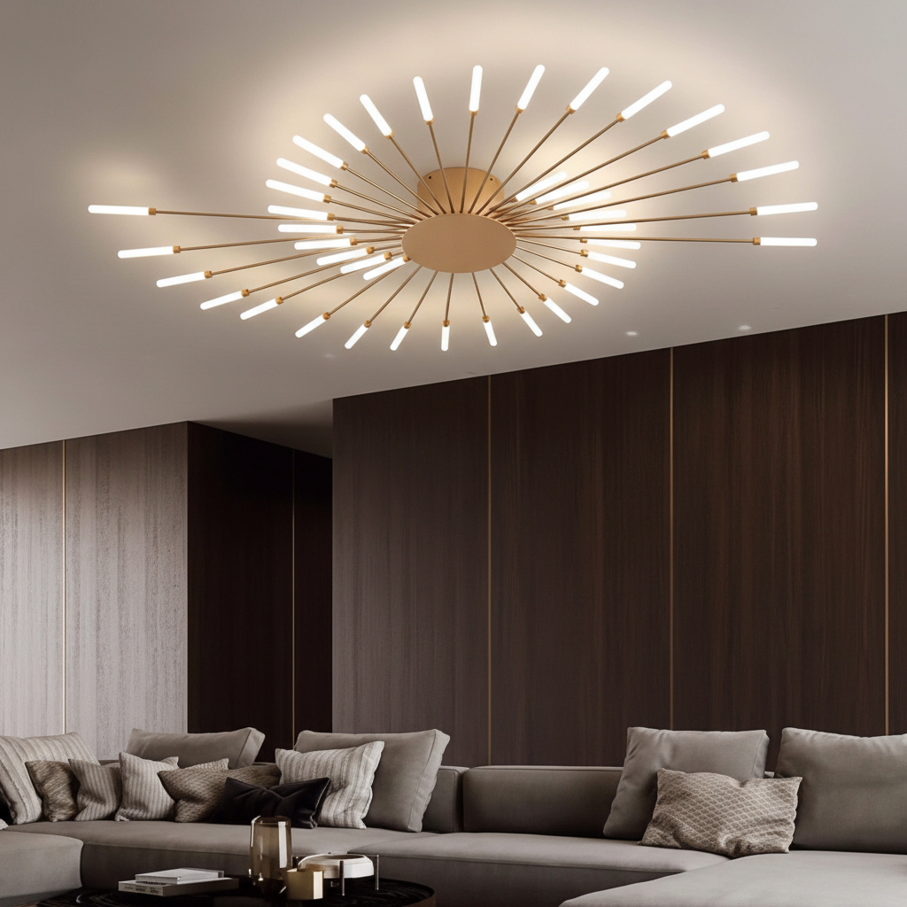 Modern Large LED Ceiling Light - Starova
