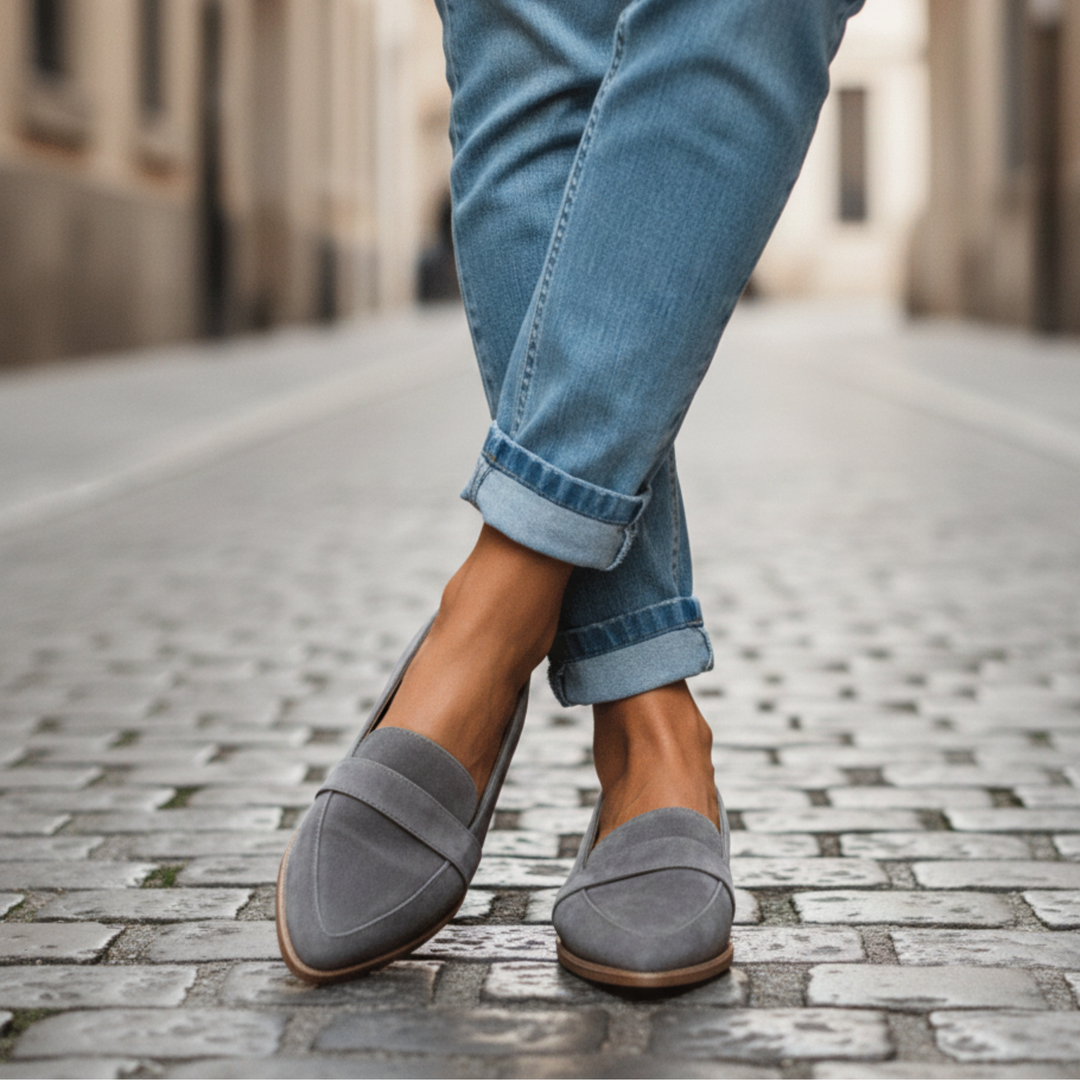 Women's Pointed-Toe Loafers – Classic Flat Moccasins