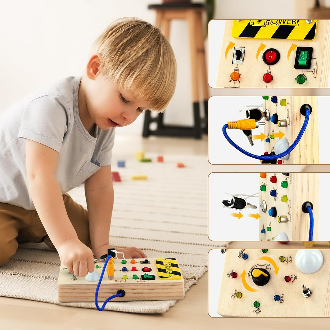 Montessori LED Activity Board – Learn Through Play