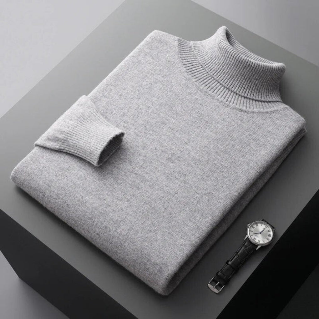 Men’s Turtleneck Sweater – Elegant Layer with Refined Look