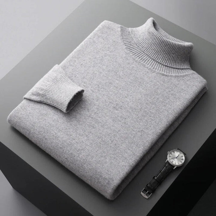 Men’s Turtleneck Sweater – Elegant Layer with Refined Look