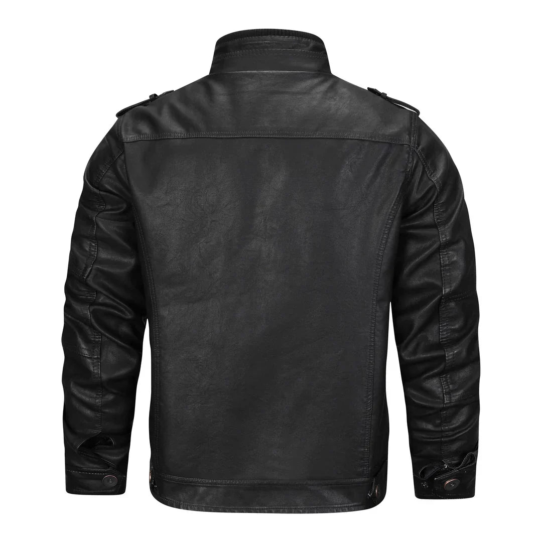 Black Leather Jacket for Men