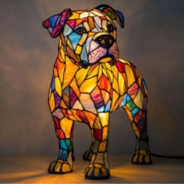 Night Light Design Lamp for Pets | Warm Light | USB Operation with Switch | GlowPaws