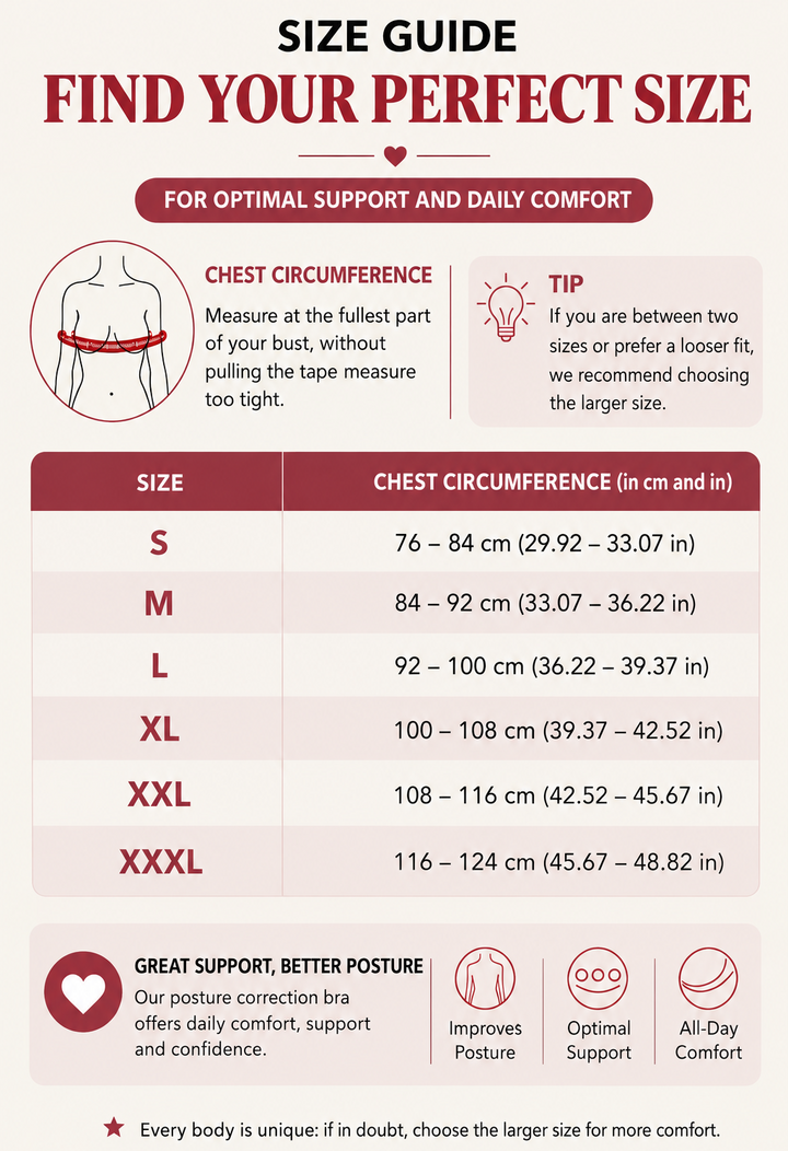 Supportive Posture-Correcting Bra