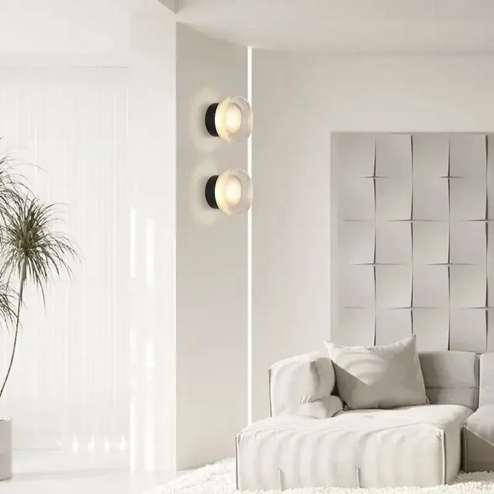 Nordic Round Wall Light – Modern LED Wall Lamp for Bedroom and Hallway