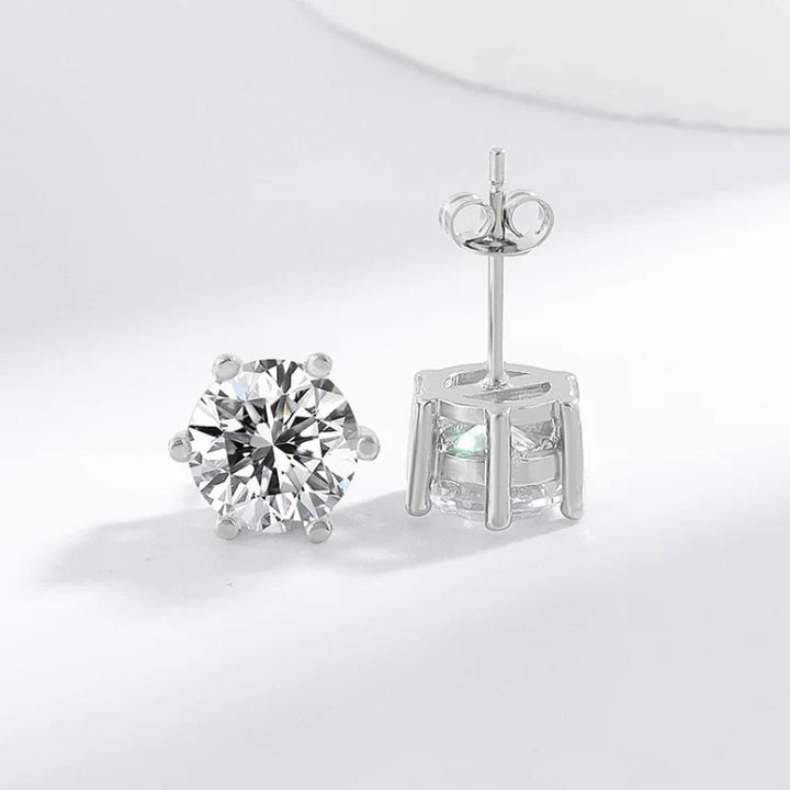 Elegant White Gold Earrings with Subtle Shine