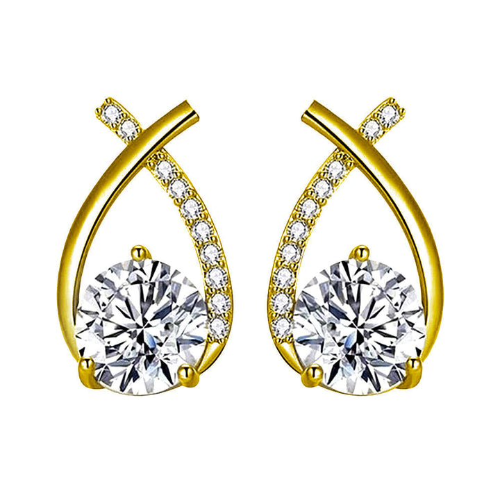 Elegant White Gold Earrings with Subtle Shine