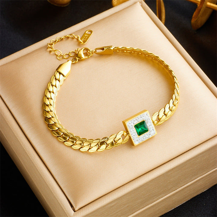 Elegant Gold Bracelet with Refined Design