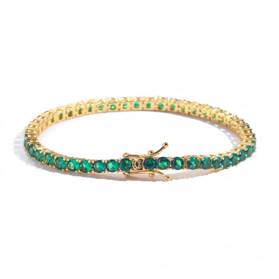 Elegant gold-colored bracelet with refined details