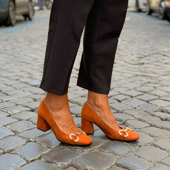 Closed-Toe Block Heel Sandals