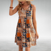 Boho Flowy Printed Beach Dress