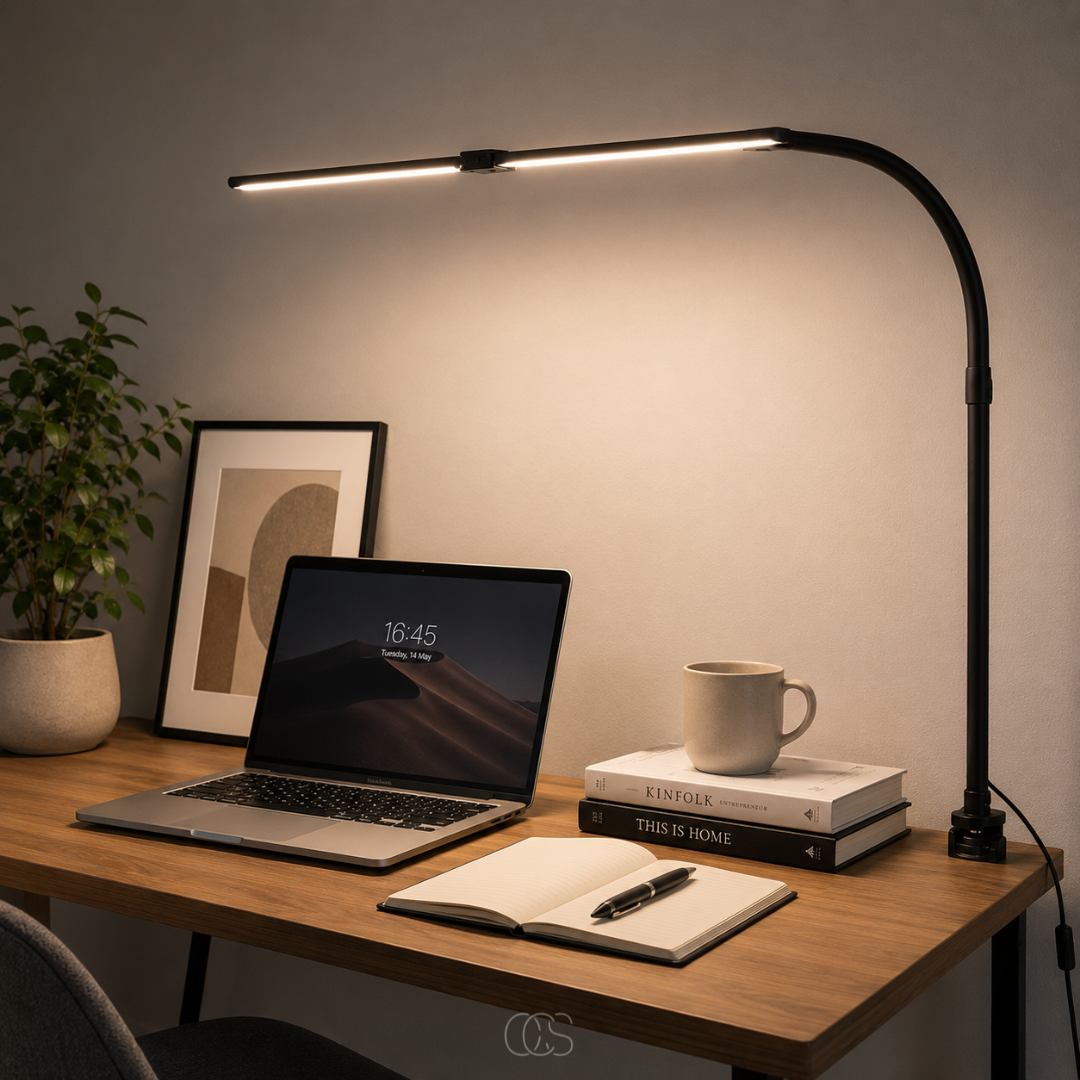 Dimmable Desk Lamp - 3 Light Colours & Adjustable Design