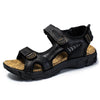 Open-Toe Sandal with Hook-and-Loop Straps - Jeffrey