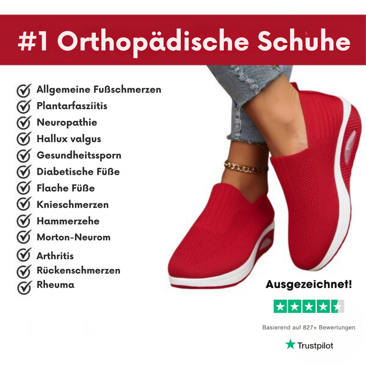 Orthopedic Comfort Shoes for Women | Padded Sole & Easy Slip-On