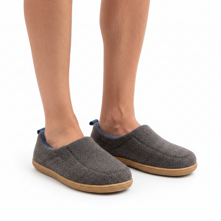 Orthopaedic Unisex Indoor Slipper – Hard Sole & Fleece Support
