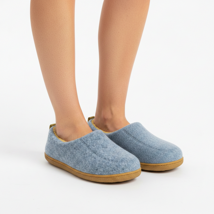 Orthopedic Unisex Indoor Slipper – Hard Outsole &amp; Fleece Insole