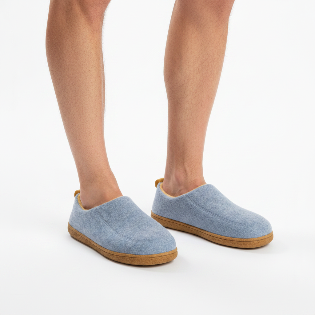 Orthopaedic Unisex Indoor Slipper – Hard Sole & Fleece Support