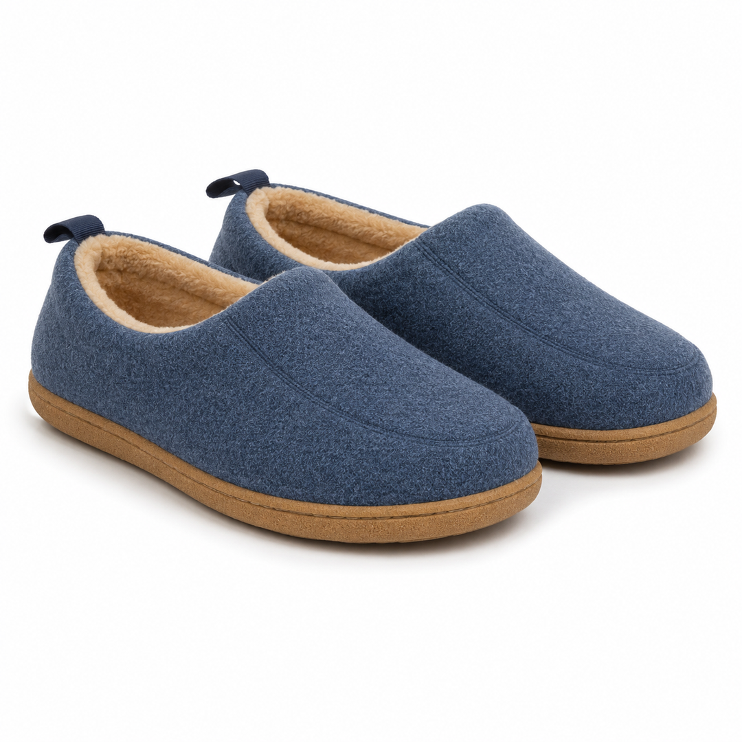 Orthopaedic Unisex Indoor Slipper – Hard Sole & Fleece Support