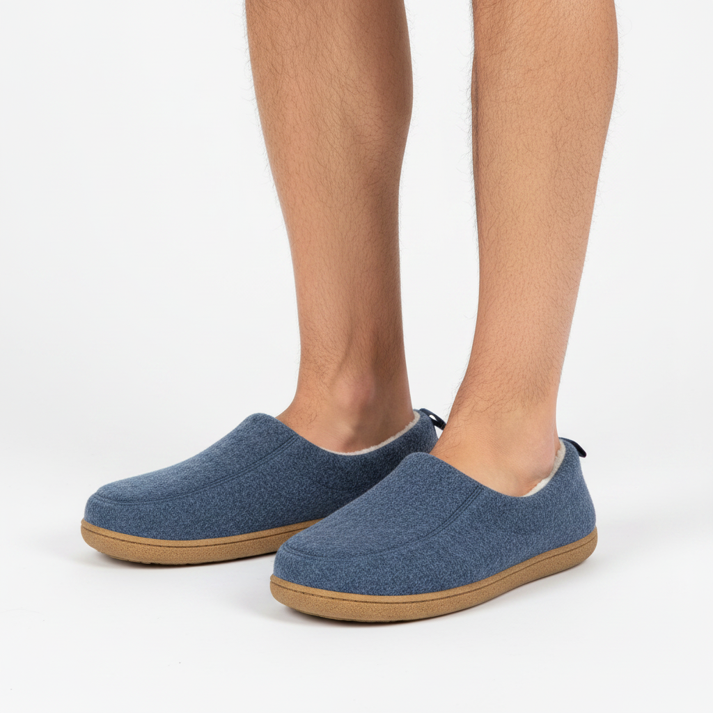 Orthopedic Unisex Indoor Slipper – Hard Outsole &amp; Fleece Insole