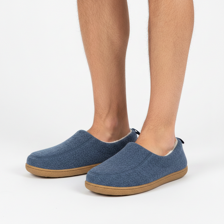 Orthopaedic Unisex Indoor Slipper – Hard Sole & Fleece Support