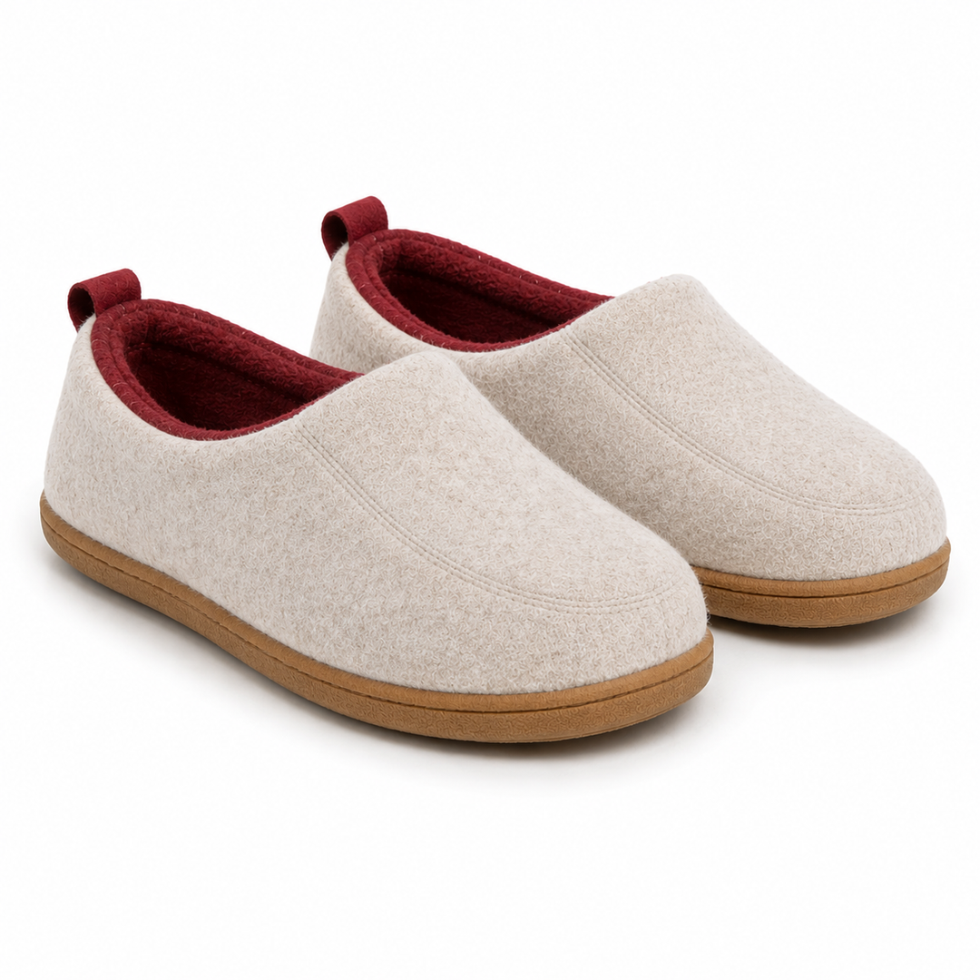 Orthopaedic Unisex Indoor Slipper – Hard Sole & Fleece Support