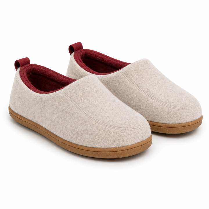 Orthopaedic Unisex Indoor Slipper – Hard Sole & Fleece Support