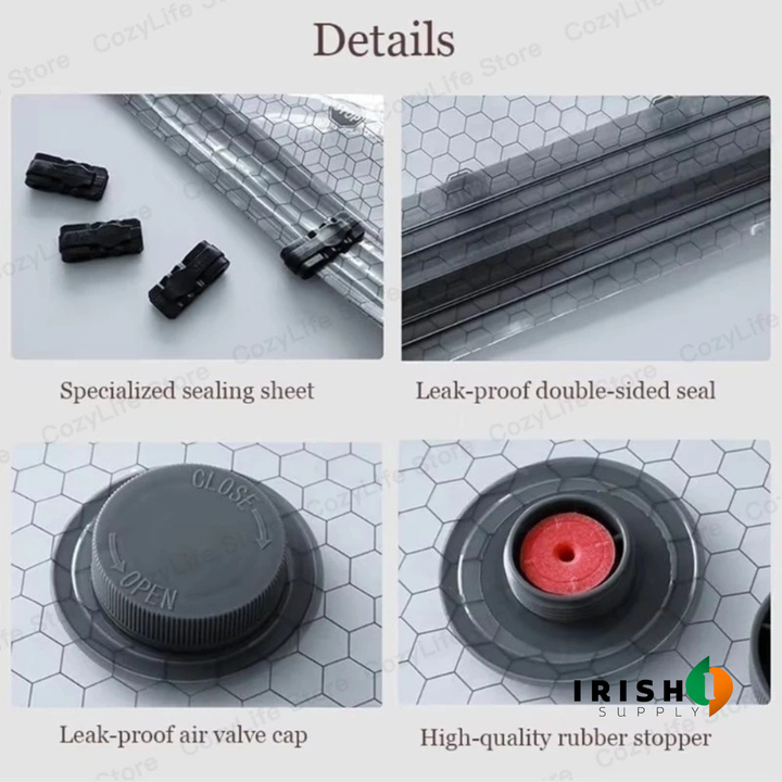 Electric travel vacuum pump and compression bag set