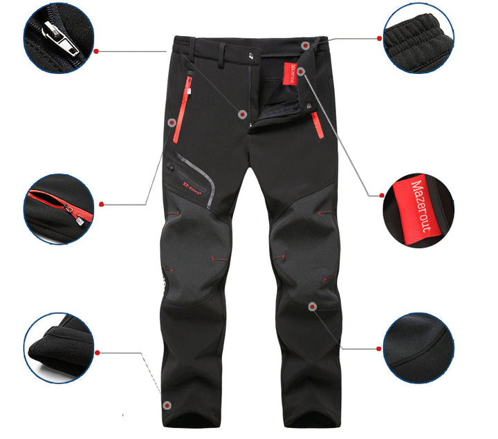 Men's Winter Lined Waterproof Pants